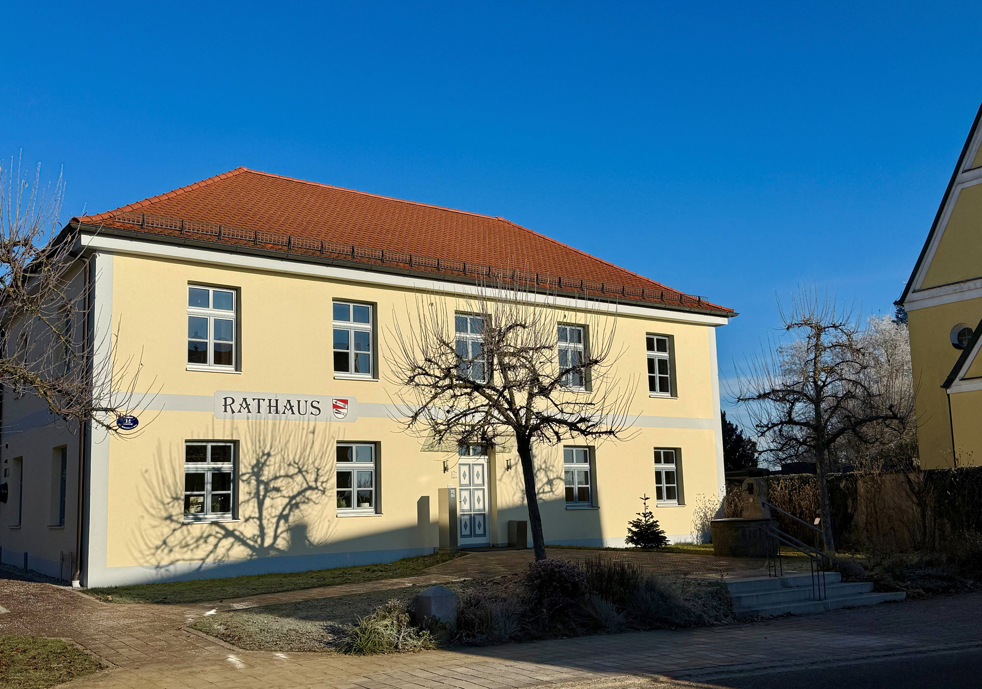 Rathaus der Gemeinde Pfaffenhofen im Ortsteil Egenburg